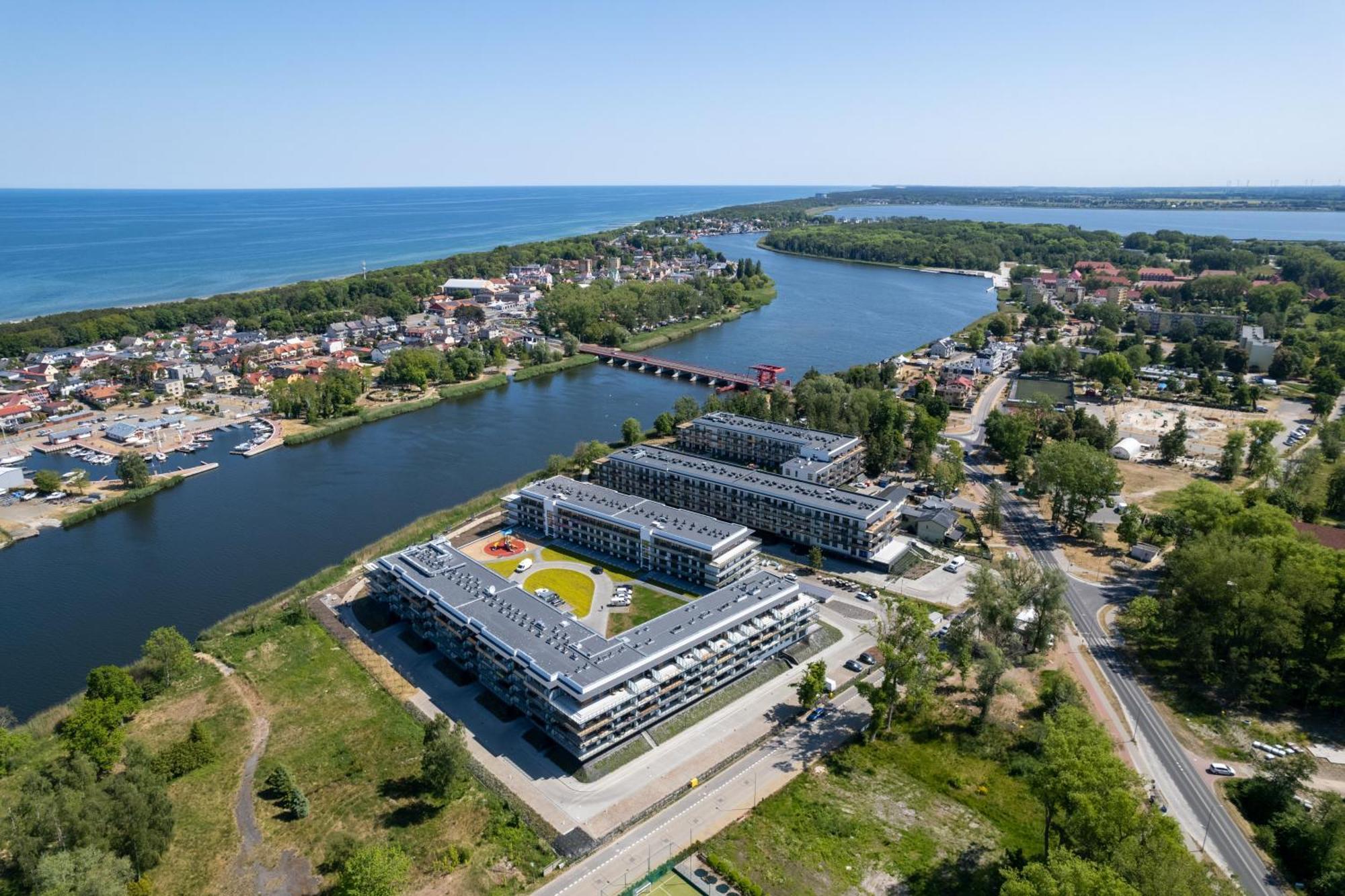Wellness & Spa Resort Dziwnow Riverfront Apartments With Parking By Noclegi Renters Экстерьер фото