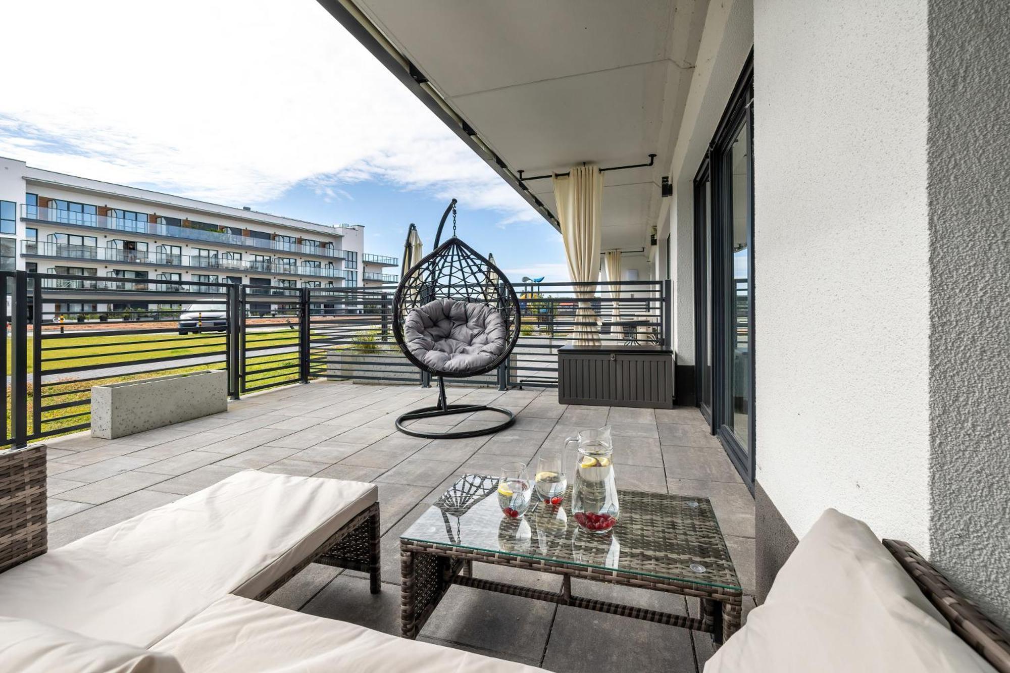 Wellness & Spa Resort Dziwnow Riverfront Apartments With Parking By Noclegi Renters Экстерьер фото